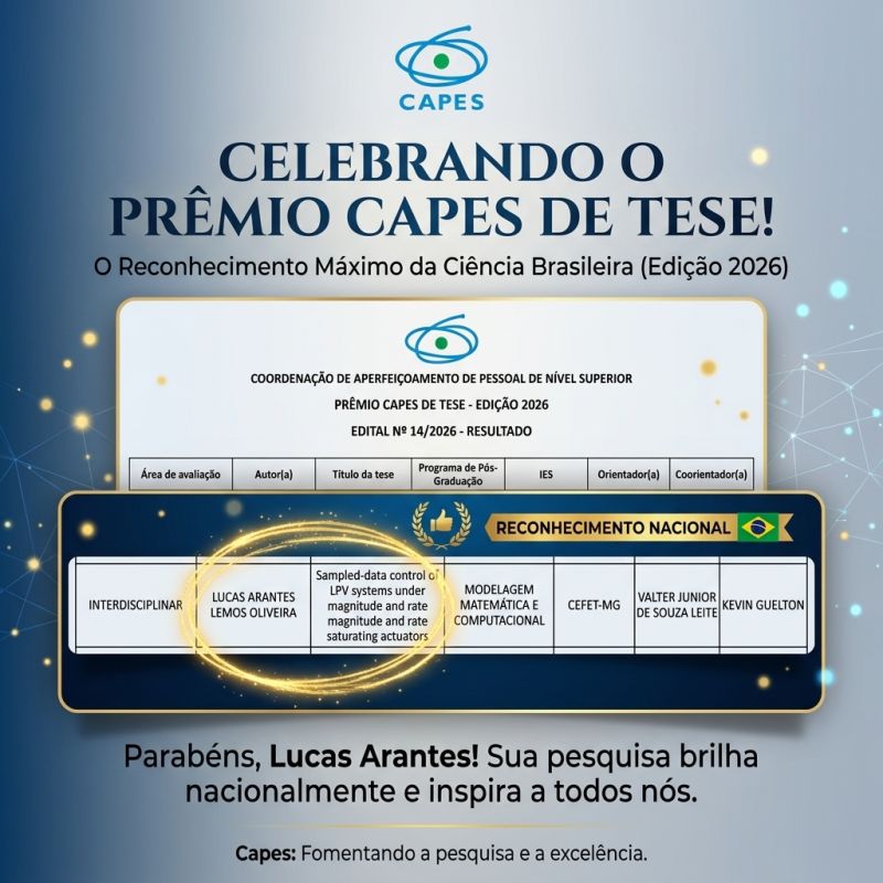 Lucas Arantes Lemos Oliveira lauréat du prestigieux prix "Prêmio CAPES de Tese 2026" au Brésil